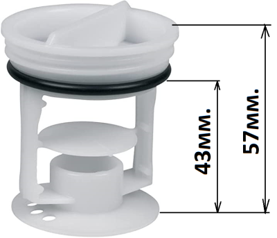 ФИЛТЪР ЗА ПОМПА НА ПЕРАЛНЯ BEKO